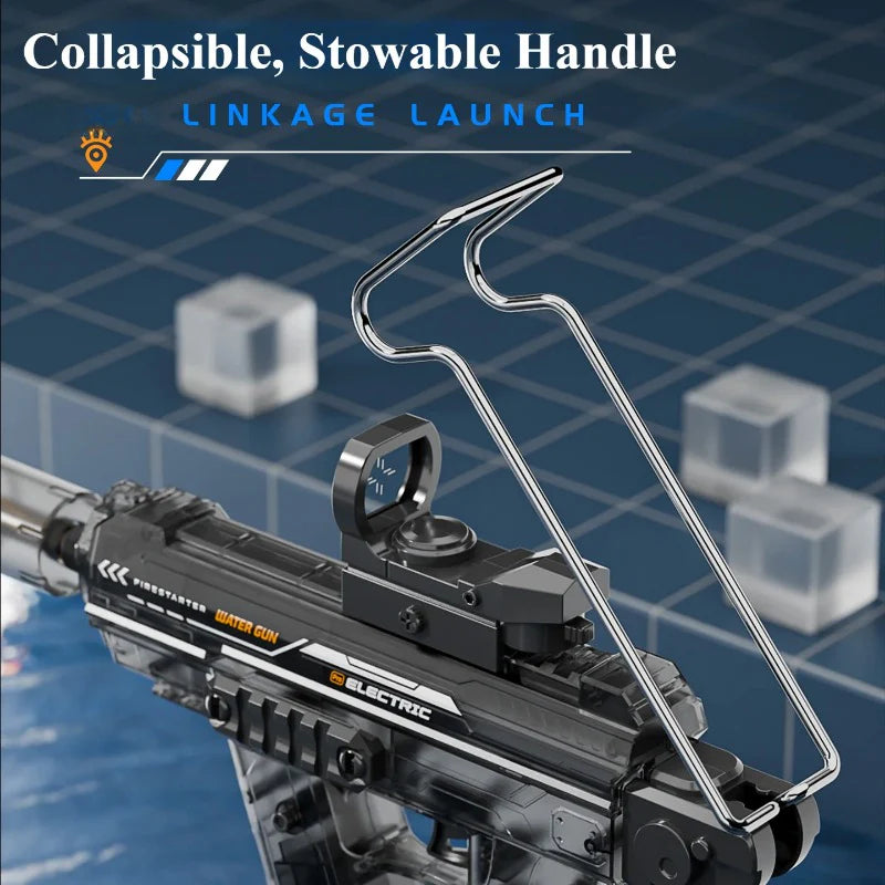 Unleash the Fun: The Ultimate Electric Water Blaster with Dazzling LED Muzzle Flash!