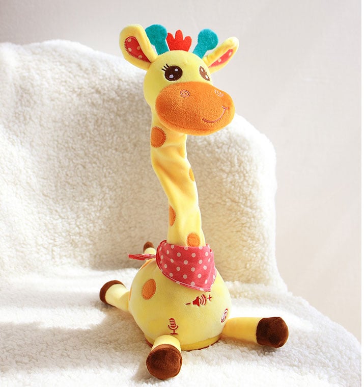 Magical Melody Giraffe: Your Interactive Singing & Talking Plush Pal!