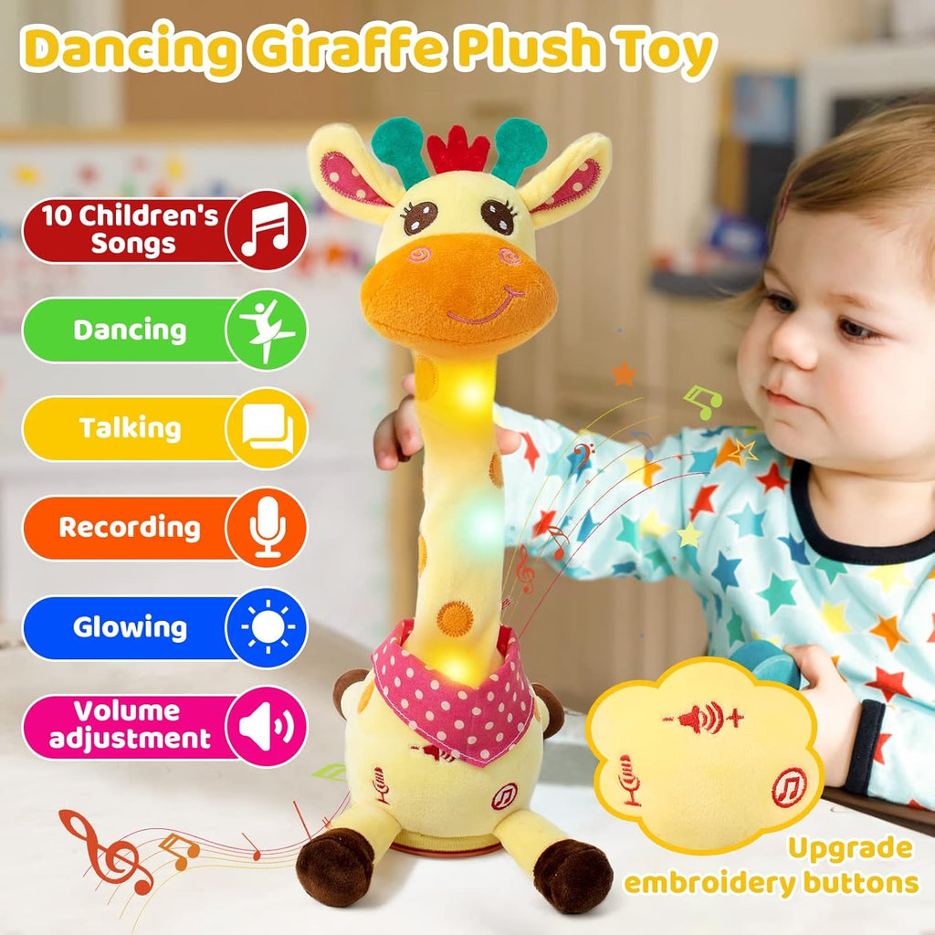 Magical Melody Giraffe: Your Interactive Singing & Talking Plush Pal!