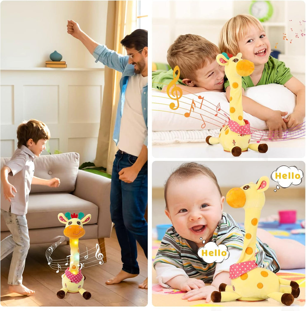 Magical Melody Giraffe: Your Interactive Singing & Talking Plush Pal!