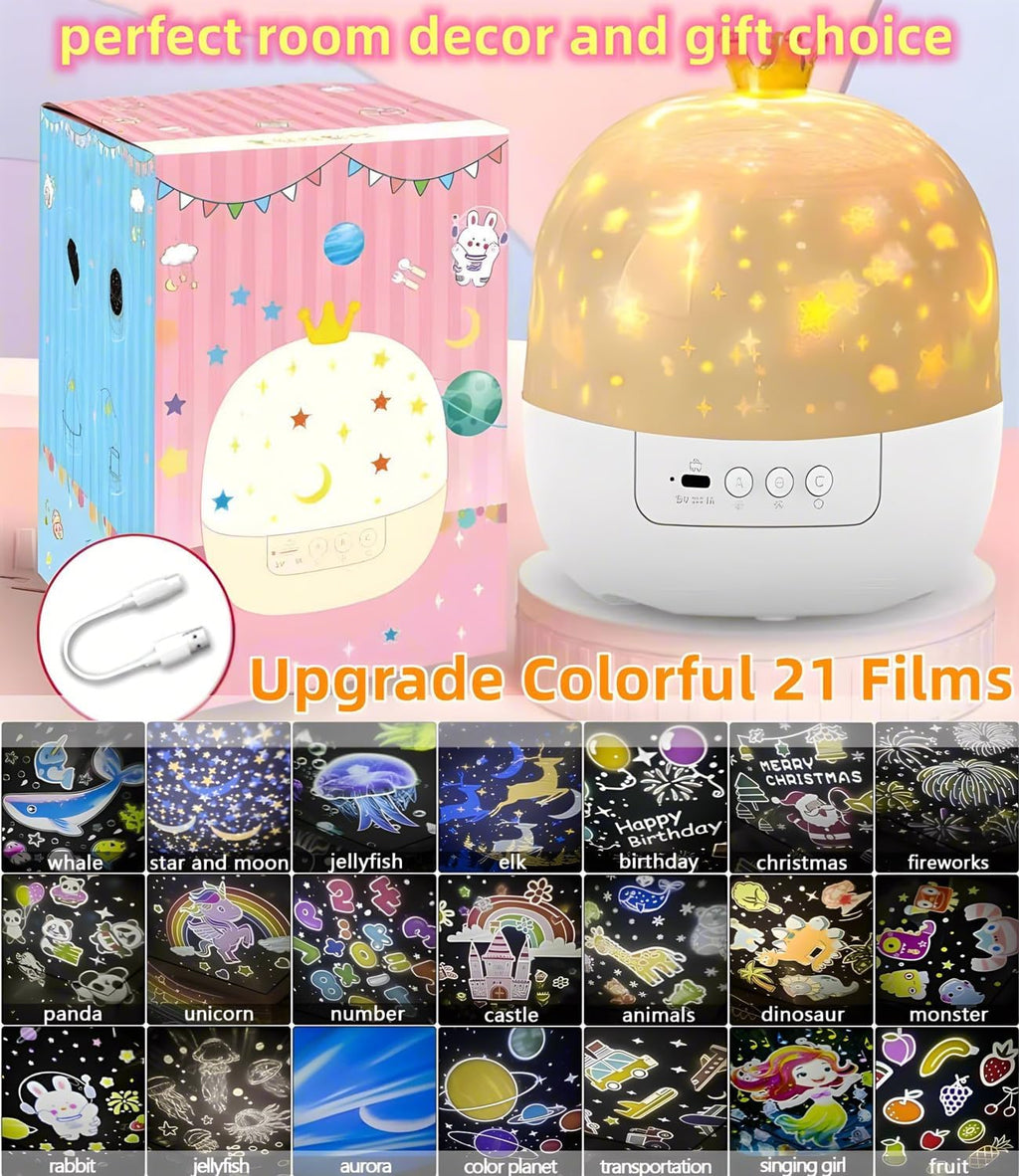 Enchanting Cosmos Night Light & Planetarium Projector