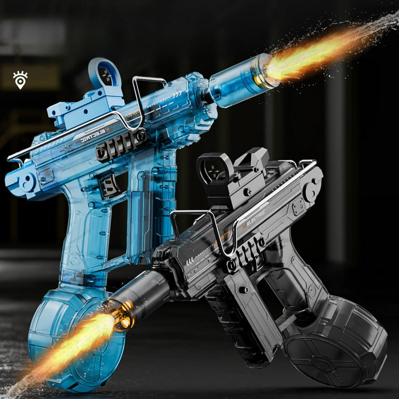 Unleash the Fun: The Ultimate Electric Water Blaster with Dazzling LED Muzzle Flash!